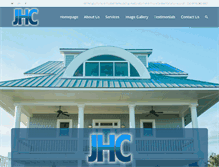 Tablet Screenshot of johnsonhomeconstruction.com